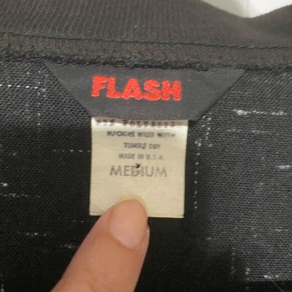 Flashback black vest with white specks, 2 front pockets - Picture 5 of 5